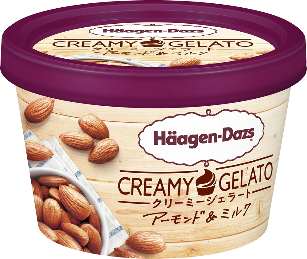 ハーゲンダッツ・ CREAMY GELATO「アーモンド＆ミルク」