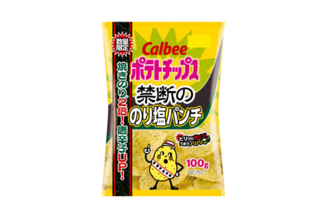 「ポテトチップス 禁断ののり塩パンチ」