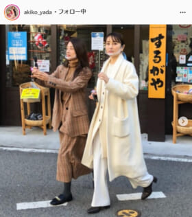 矢田亜希子公式Instagram（akiko_yada）より