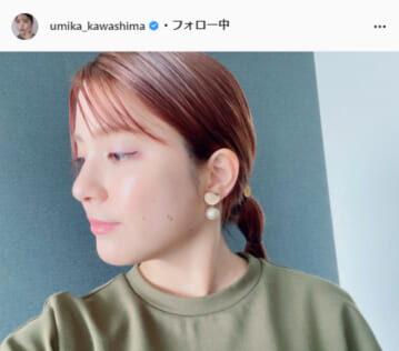 川島海荷公式Instagram（umika_kawashima）より