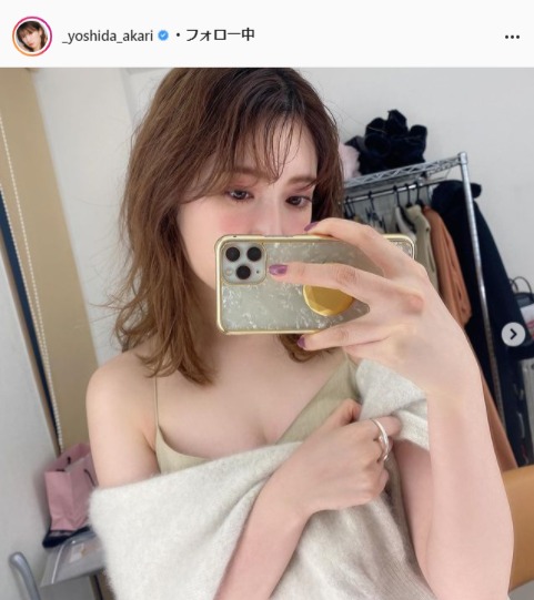 吉田朱里公式Instagram（_yoshida_akari）より