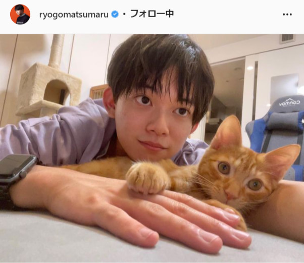 松丸亮吾公式Instagram（ryogomatsumaru）より