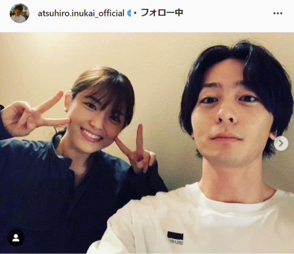 犬飼貴丈公式Instagram（atsuhiro.inukai_official）より