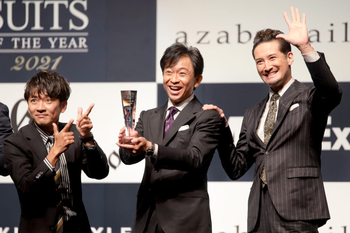 Tokio城島茂 松岡昌宏のスーツ姿に ほれ直しました Suits Of The Year 21 授賞式 Tv Life Web