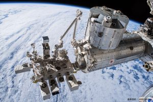 ISS「きぼう」日本実験棟　画像提供：JAXA/NASA