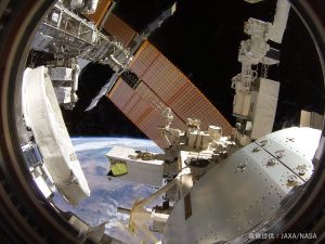 ISS「きぼう」日本実験棟　画像提供：JAXA/NASA